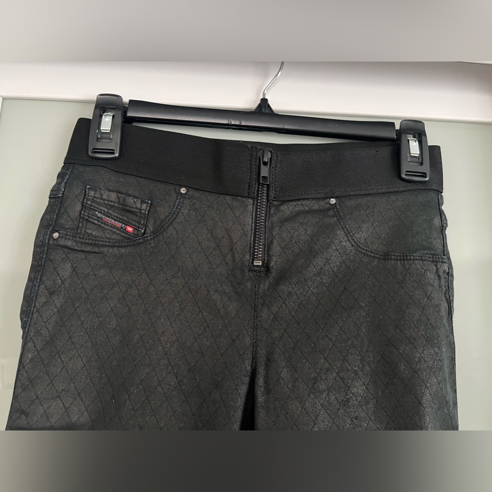 Diesel quilted skinny pants size 27